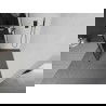 Mexen Kioto+ L Duschwand mit Ablage Walk-in 110 x 200 cm, schwarzes Gitter, Gun Metal - 800-110-123-95-77