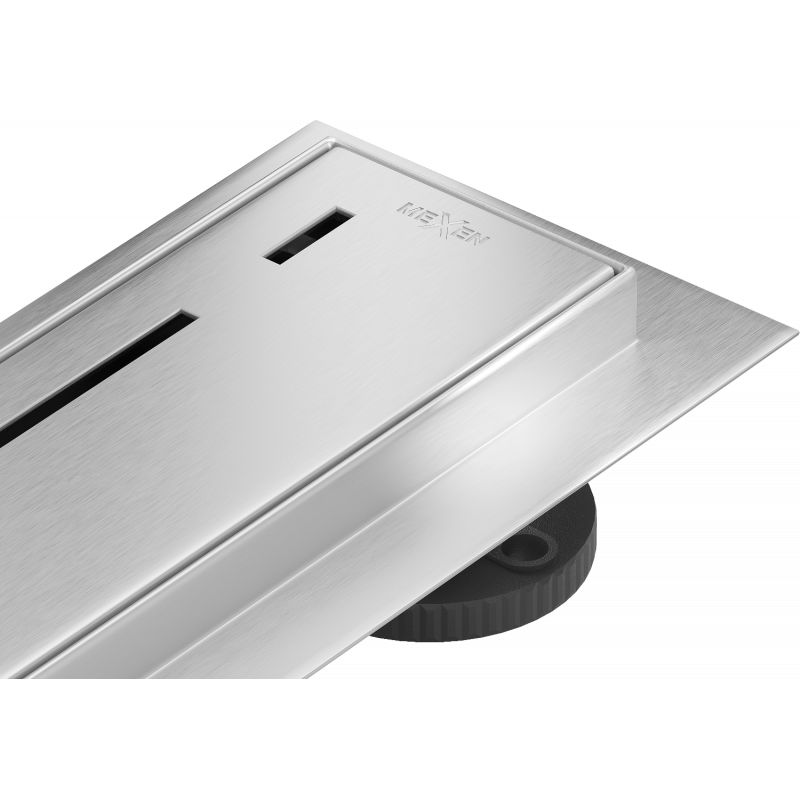 Mexen Flat M03 linjär golvbrunn 90 cm, inox - 1022090-15