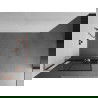 Mexen Kioto+ L douchewand met plank Walk-in 90 x 200 cm, zwart raster, roze goud - 800-090-123-60-77