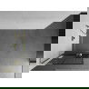 Mexen Kioto+ L Duschwand mit Regal Walk-in 80 x 200 cm, schwarzes Gitter, Gold - 800-080-123-50-77