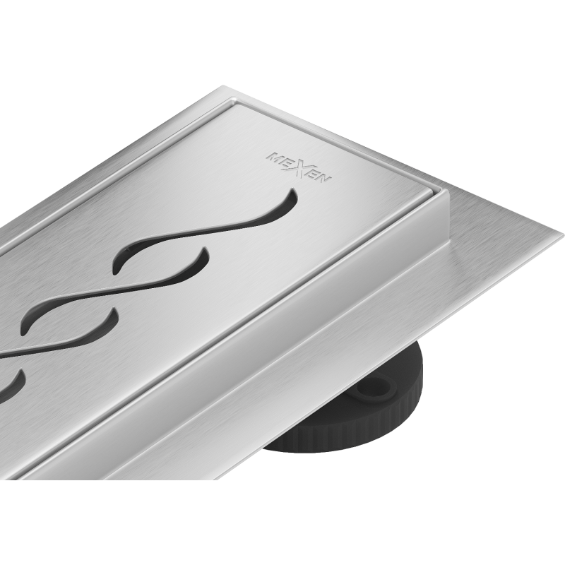 Mexen Flat M18 linjär avlopp 70 cm, inox - 1023070-15