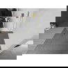 Mexen Kioto+ L Duschwand mit Ablage Walk-in 70 x 200 cm, schwarzes Gitter, gold gebürstet - 800-070-123-55-77