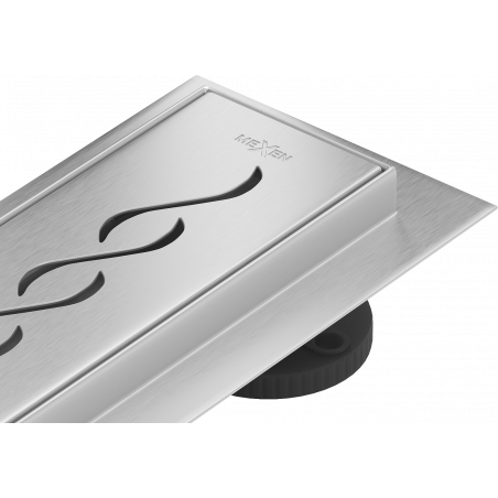 Mexen Flat M18 linjär golvavlopp 80 cm, inox - 1023080-15