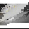 Mexen Kioto+ L Duschwand mit Ablage Walk-in 100 x 200 cm, schwarzes Raster, gebürstetes Gold - 800-100-123-55-77