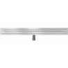 Mexen Flat M18 lineaarinen lattiakaivo 80 cm, inox - 1023080-15