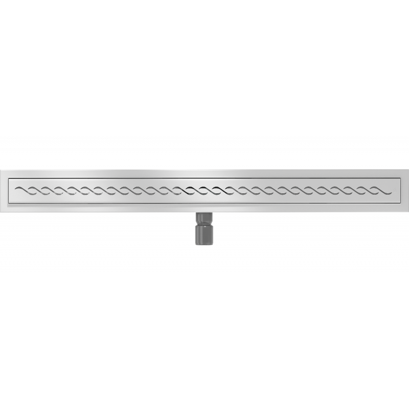 Mexen Flat M18 lineare Ablaufrinne 90 cm, Inox - 1023090-15