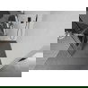 Mexen Kioto+ L Duschwand mit Ablage Walk-in 80 x 200 cm, weiße Welle, gun gray gebürstet - 800-080-123-66-97