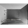 Mexen Kioto+ L dušinurk riiuliga Walk-in 90 x 200 cm, valge laine, harjatud nikkel - 800-090-123-97-97