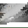 Mexen Kioto+ L Duschwand mit Regal Walk-in 100 x 200 cm, weiße Welle, gebürsteter Nickel - 800-100-123-97-97