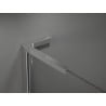 Mexen Kioto+ L dušisein riiuliga Walk-in 90 x 200 cm, valge muster, kroom - 800-090-123-01-85