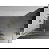 Mexen Kioto+ L Douchewand met plank Walk-in 80 x 200 cm, witte golf, goud - 800-080-123-50-97