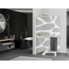 Mexen Kioto+ L dušisein riiuliga Walk-in 120 x 200 cm, valge laine, kuldne - 800-120-123-50-97