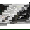 Mexen Kioto+ L douchewand met plank Walk-in 80 x 200 cm, wit golf, goud geborsteld - 800-080-123-55-97