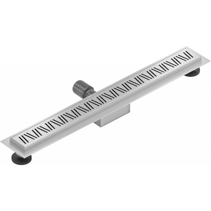 Mexen Flat M22 linjär avlopp 50 cm, inox - 1029050-15