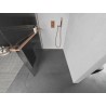 Mexen Kioto+ dušisein riiuliga Walk-in 80 x 200 cm, triibuline, harjatud vask - 800-080-121-65-09