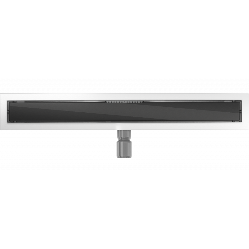 Mexen Flat MGB Linear Drain 60 cm, Black Glass - 1026060-15