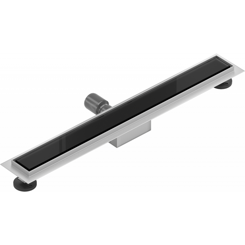 Mexen Flat MGB bonde linéaire 50 cm, verre noir - 1026050-15