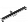 Mexen Flat MGB linear drain 50 cm, black glass - 1026050-15