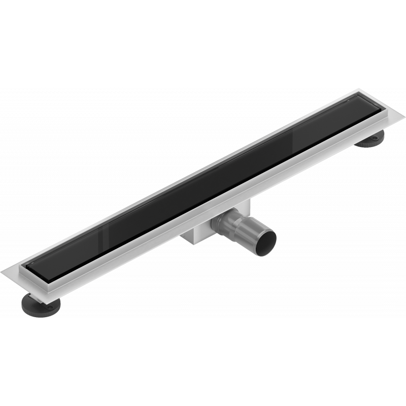 Mexen Flat MGB bonde linéaire 50 cm, verre noir - 1026050-15