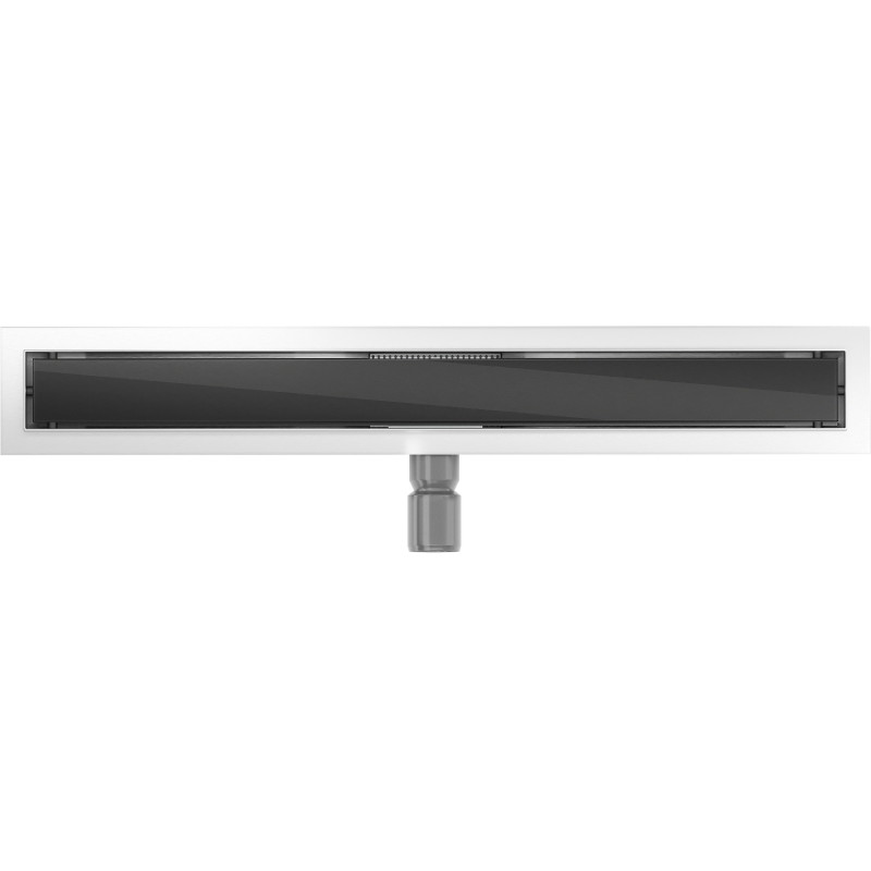 Mexen Flat MGB lineaarne äravool 50 cm, must klaas - 1026050-15