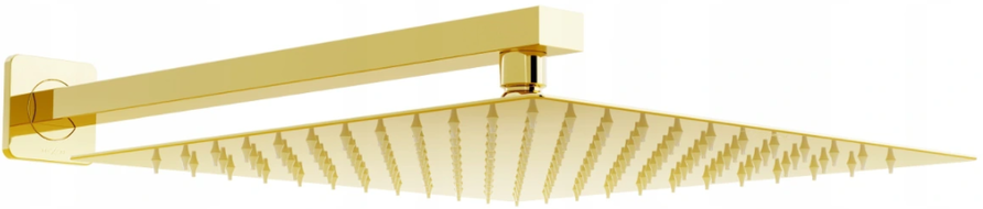 Mexen Slim regendouche 30 x 30 cm met douchearm, goud - 79130112-50