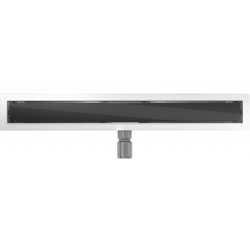 Mexen Flat MGB Duschrinnenablauf 70 cm, schwarzes Glas - 1026070-15