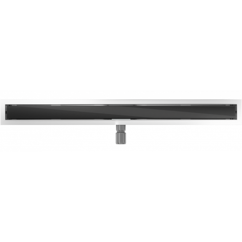 Mexen Flat MGB évacuation linéaire 100 cm, verre noir - 1026100-15