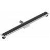 Mexen Flat MGB Linienentwässerung 100 cm, schwarzes Glas - 1026100-15