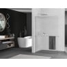 Mexen Kioto+ L Duschwand mit Wandablage 80 x 200 cm, klar, chrom - 800-080-123-01-09