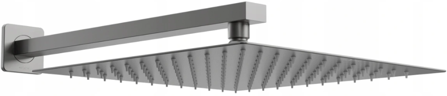 Mexen Slim regendouche 30 x 30 cm met douchearm, geborsteld gun gray - 79130112-66