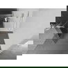 Mexen Kioto+ L douchewand met plank Walk-in 120 x 200 cm, streepjes, chroom - 800-120-123-01-09
