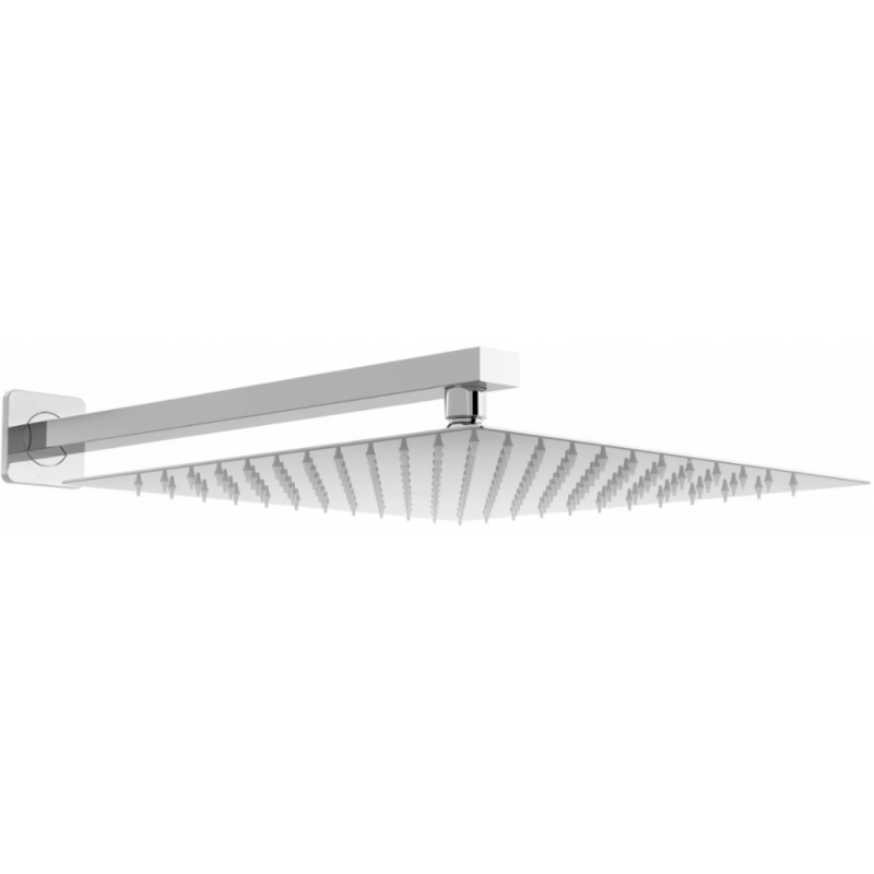 Mexen Slim Regenbrause 25 x 25 cm mit Duscharm, Chrom - 79125112-00