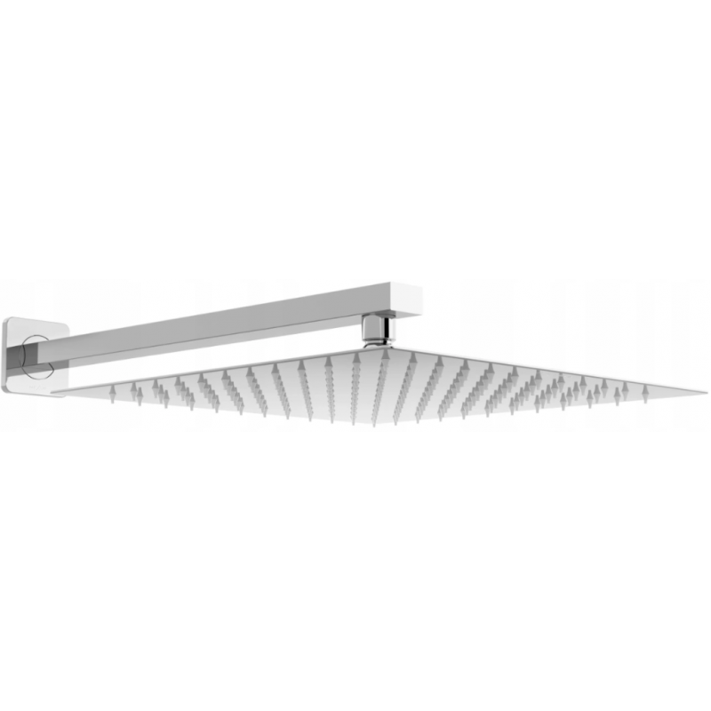 Mexen Slim rociador de ducha 25 x 25 cm con brazo de ducha, cromo - 79125112-00