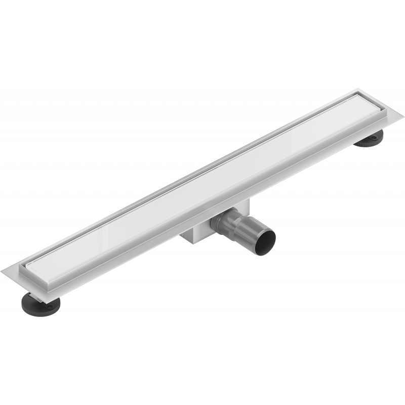 Mexen Flat MGW ralo linear 50 cm, vidro branco - 1027050-15