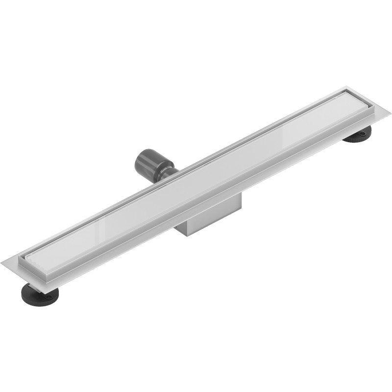 Mexen Flat MGW linearni odliv 70 cm, bijelo staklo - 1027070-15