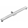 Mexen Flat MGW lijnafvoer 80 cm, wit glas - 1027080-15