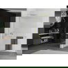 Mexen Kioto+ L Duschwand mit Ablage Walk-in 70 x 200 cm, klar, gold - 800-070-123-50-09