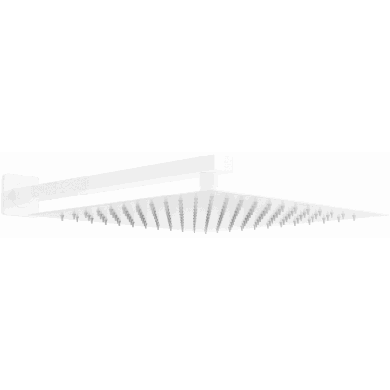 Mexen Slim Duschkopf 25 x 25 cm mit Duscharm, weiß - 79125112-20