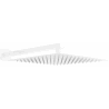 Mexen Slim Duschkopf 25 x 25 cm mit Duscharm, weiß - 79125112-20