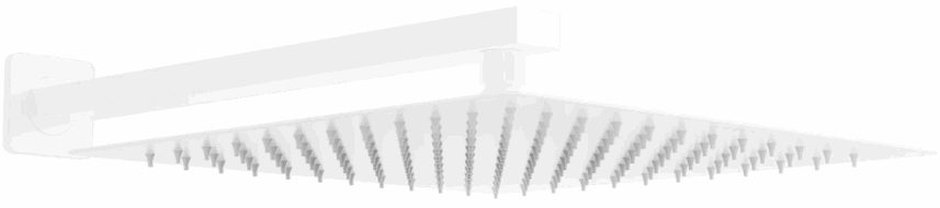 Mexen Slim deszczownica 25 x 25 cm z ramieniem prysznicowym, biała - 79125112-20