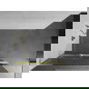 Mexen Kioto+ L Duschwand mit Ablage Walk-in 100 x 200 cm, klar, gebürstetes Gold - 800-100-123-55-09
