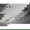 Mexen Kioto+ L Duschwand mit Ablage Walk-in 120 x 200 cm, weißes Muster, Gun Metal - 800-120-123-95-85