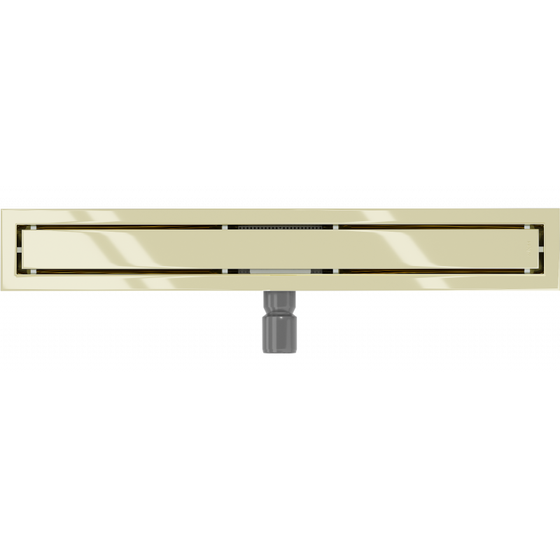 Mexen Flat M13 linjärt avlopp 2-i-1 50 cm, guld - 1510050-15