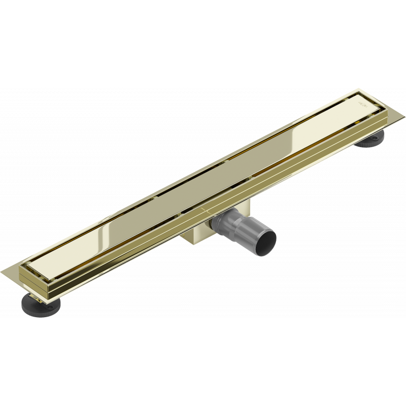 Mexen Flat M13 drain linéaire 2en1 50 cm, doré - 1510050-15