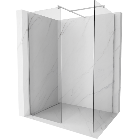 Mexen Kioto Zid tuša Walk-in 115 x 90 cm, proziran, krom - 800-115-202-01-00-090