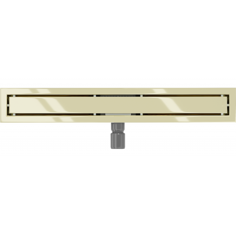 Mexen Flat Desagüe lineal M13 2 en 1 60 cm, dorado - 1510060-15