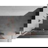 Mexen Kioto+ L Duschwand mit Ablage Walk-in 70 x 200 cm, weißes Muster, roségold - 800-070-123-60-85
