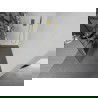 Mexen Kioto+ L douchewand met plank Walk-in 80 x 200 cm, wit patroon, goud - 800-080-123-50-85