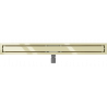 Mexen Flat M13 desagüe lineal 2 en 1 80 cm, dorado - 1510080-15