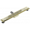 Mexen Flat M01 drain lineaire 50 cm, doré - 1520050-15